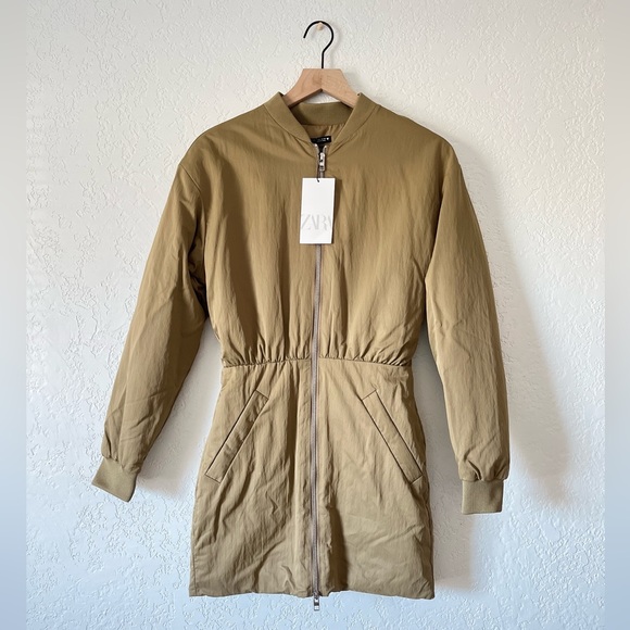 Zara Dresses & Skirts - Zara Mini Bomber Dress